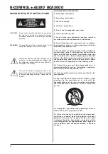 Preview for 2 page of Behringer B-Control-Audio BCA2000 User Manual