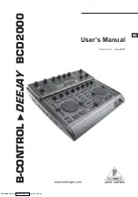 Предварительный просмотр 1 страницы Behringer B-CONTROL DEEJAY BCD200 User Manual