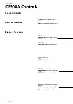 Preview for 6 page of Behringer CE500A Operating/Safety Instructions Manual