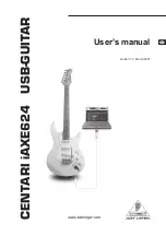 Behringer CENTARI iAXE624 User Manual предпросмотр