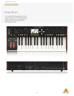 Предварительный просмотр 42 страницы Behringer DeepMind 6 Quick Start Manual