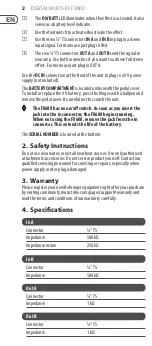 Preview for 2 page of Behringer Digital Multi-FX FX600 Manual