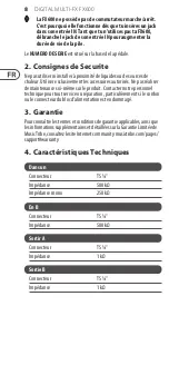 Preview for 8 page of Behringer Digital Multi-FX FX600 Manual