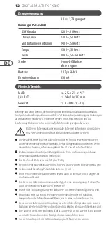 Preview for 12 page of Behringer Digital Multi-FX FX600 Manual