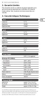 Preview for 7 page of Behringer DIGITAL REVERB DR600 Manual