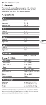 Preview for 13 page of Behringer DIGITAL REVERB DR600 Manual