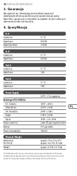 Preview for 19 page of Behringer DIGITAL REVERB DR600 Manual