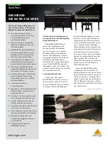 Behringer Eurogrand EG8180-BK Brochure & Specs preview