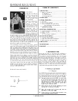 Preview for 4 page of Behringer Eurolive B212 User Manual