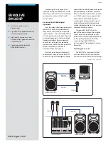 Preview for 2 page of Behringer Eurolive B412DSP Brochure & Specs