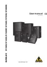 Behringer Eurolive P1220F User Manual предпросмотр