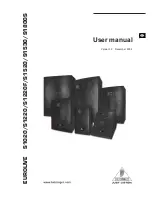 Предварительный просмотр 1 страницы Behringer Eurolive S1020 User Manual