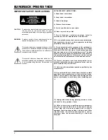 Предварительный просмотр 2 страницы Behringer Europack Pro RX1602 User Manual