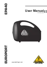 Behringer EUROPORT EPA40 User Manual предпросмотр