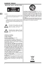 Preview for 2 page of Behringer EUROPORT EPA800 User Manual