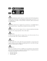 Preview for 2 page of Behringer Europort PPA2000BT Quick Start Manual