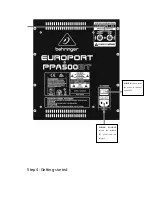 Preview for 14 page of Behringer Europort PPA2000BT Quick Start Manual