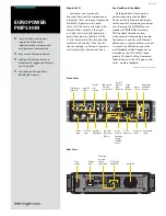 Предварительный просмотр 2 страницы Behringer EUROPOWER PMP530M Brochure & Specs