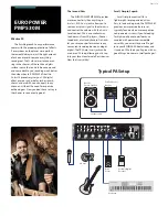 Предварительный просмотр 3 страницы Behringer EUROPOWER PMP530M Brochure & Specs