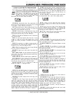 Предварительный просмотр 7 страницы Behringer Europower PMX660M User Manual