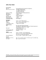 Предварительный просмотр 4 страницы Behringer EURORACK MX2004A Technical Specifications