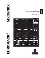 Behringer Eurorack MX3242X User Manual предпросмотр