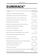 Предварительный просмотр 3 страницы Behringer Eurorack MXB1002 User Manual