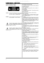 Preview for 2 page of Behringer EURORACK UBB1002 User Manual