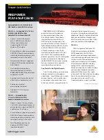 Behringer FCA1616 Brochure предпросмотр