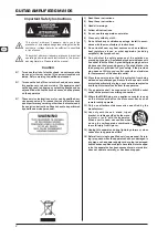 Предварительный просмотр 2 страницы Behringer GMA106 User Manual