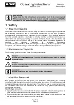 Предварительный просмотр 6 страницы Behringer HBP530A-CNC Operating Instructions Manual