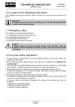 Предварительный просмотр 8 страницы Behringer HBP530A-CNC Operating Instructions Manual