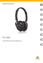 Предварительный просмотр 1 страницы Behringer HC 2000 Quick Start Manual