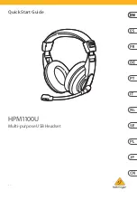 Behringer HPM1100U Quick Start Manual preview