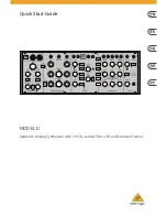 Behringer MODEL D Quick Start Manual preview