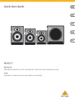 Предварительный просмотр 1 страницы Behringer Nekkst K5 Quick Start Manual