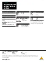 Preview for 20 page of Behringer NOX202 Manual