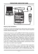 Preview for 2 page of Behringer PODCASTUDIO Quick Start Manual