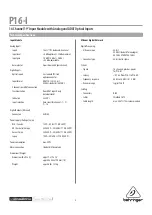 Preview for 2 page of Behringer POWERPLAY 16 P16-I Product Overview