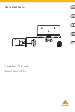 Behringer POWERPLAY 16 P16-MB Quick Start Manual предпросмотр