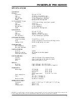 Preview for 3 page of Behringer Powerplay Pro HA4600 Technical Specifications