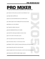 Предварительный просмотр 3 страницы Behringer Pro Mixer DX052 User Manual