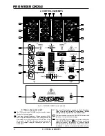 Предварительный просмотр 6 страницы Behringer Pro Mixer DX052 User Manual