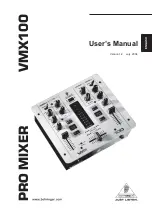 Предварительный просмотр 1 страницы Behringer PRO MIXER User Manual