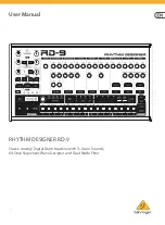 Behringer RD-9 User Manual предпросмотр