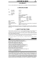 Preview for 2 page of Behringer Super Metal SM400 User Manual