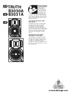 Preview for 11 page of Behringer TRUTH B3030A Operating/Safety Instructions Manual