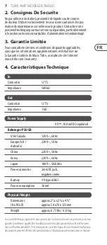 Preview for 7 page of Behringer TUBE AMP MODELER TM300 Manual