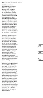 Preview for 23 page of Behringer TUBE AMP MODELER TM300 Manual