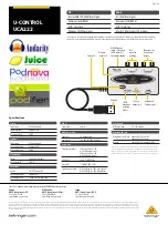 Preview for 3 page of Behringer U-CONTROL UCA222 Brochure